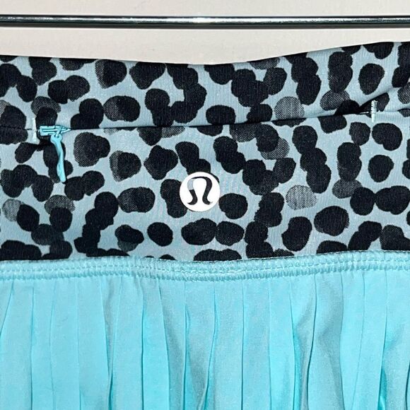 NWOT Lululemon Pleat To Street Skirt 11 Tranquil Blue / Ace Spot Womens 2 - Picture 11 of 12